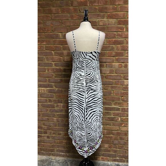 Apart Impressions Black & White Sequins Strapless Dress Size 8 - Picture 4 of 7